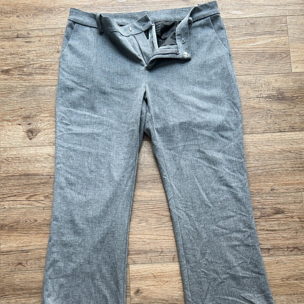 Gray Women’s wide leg dress pants